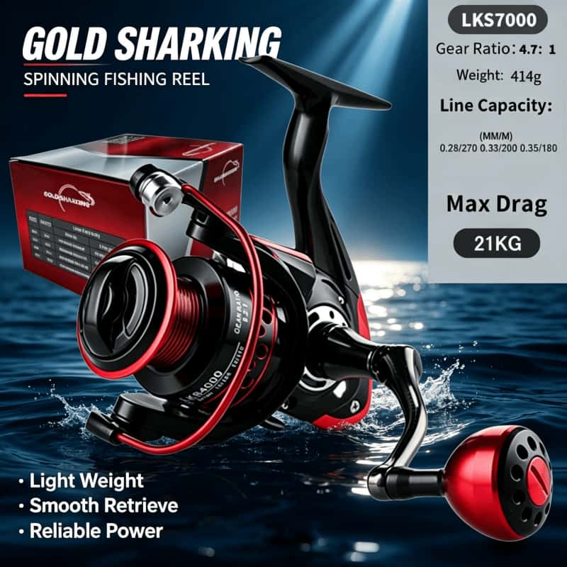 Daiwa Reel Fuego - GOLD SHARKING-Mulinello da Spinning, Mulinello da