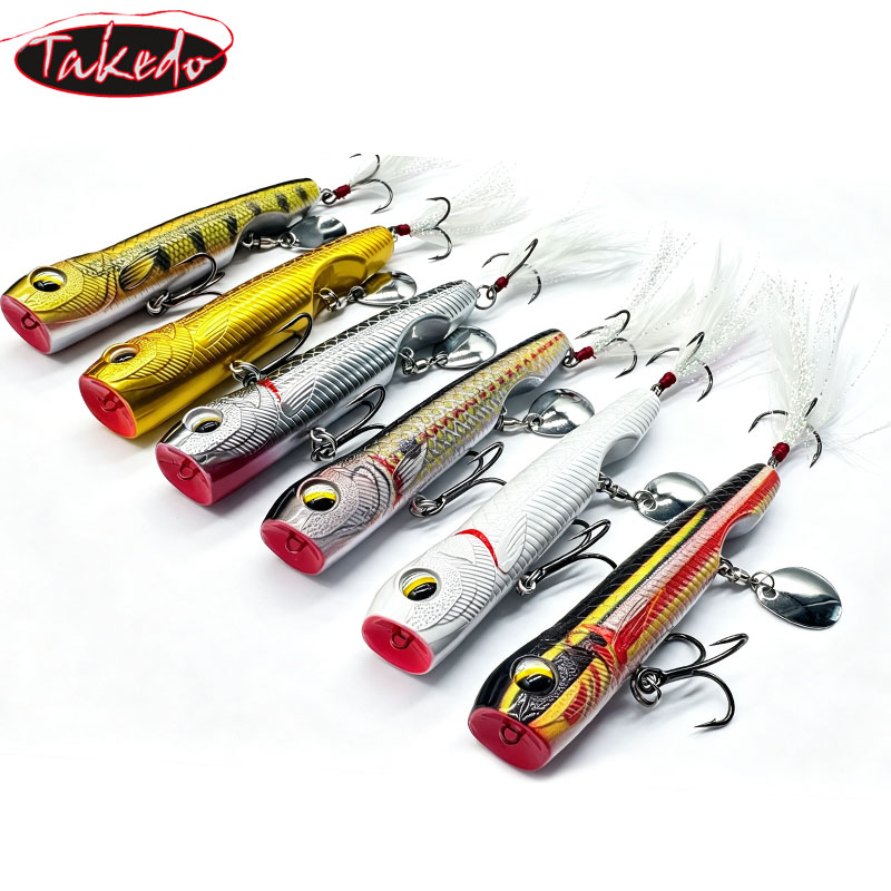 Fishing Lure Popper - TAKEDO 10G Top Water Popper Esca