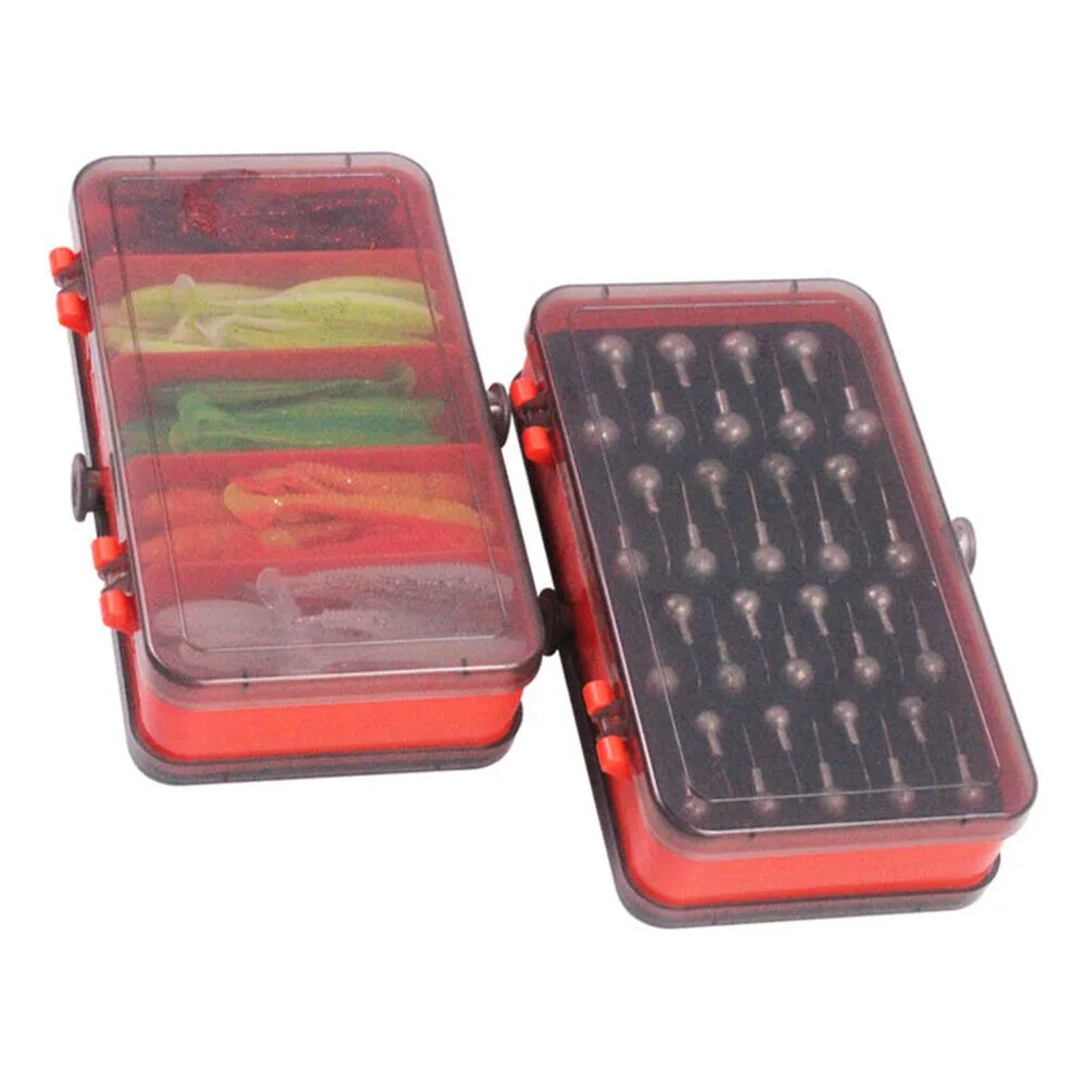 Fishing Lure Soft Plastic - Portatile Double Sided Split Bait Box