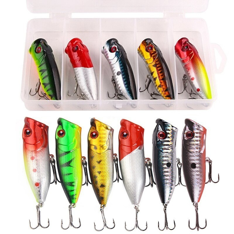 Fishing Lure Popper - 6 pezzi 6 colori (sacchetto opp)/5