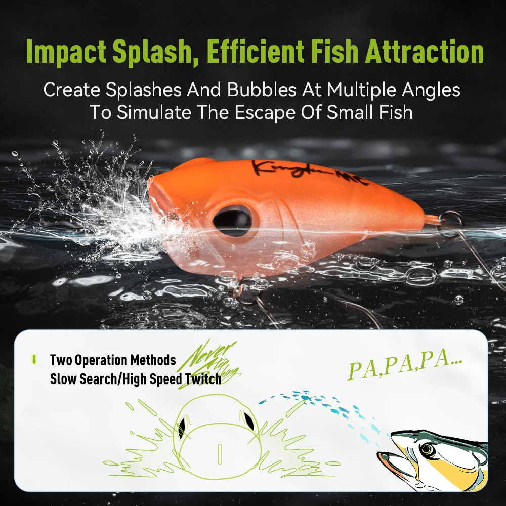 Kingdom Micro Expert Topwater  - Fishing Lure Popper recensione e prezzo