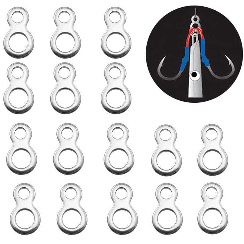 10-50 pz in acciaio inox pesca - Fishing Lure Accessories recensione e prezzo